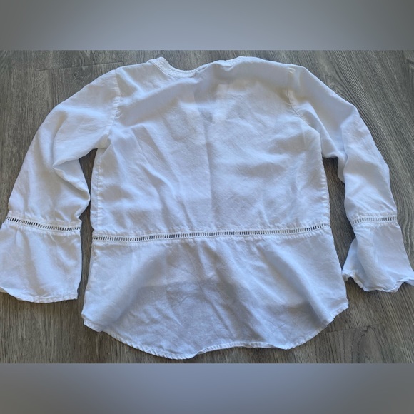 Anthropologie Cloth And Stone Ladder Lace Henley - Picture 6 of 8